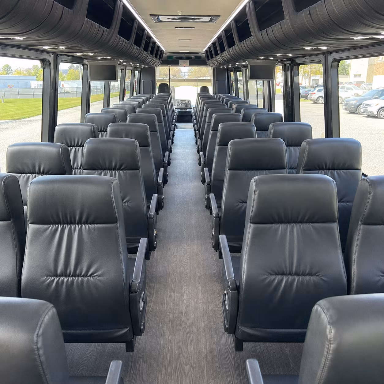 folsom 30 passenger minibus inside