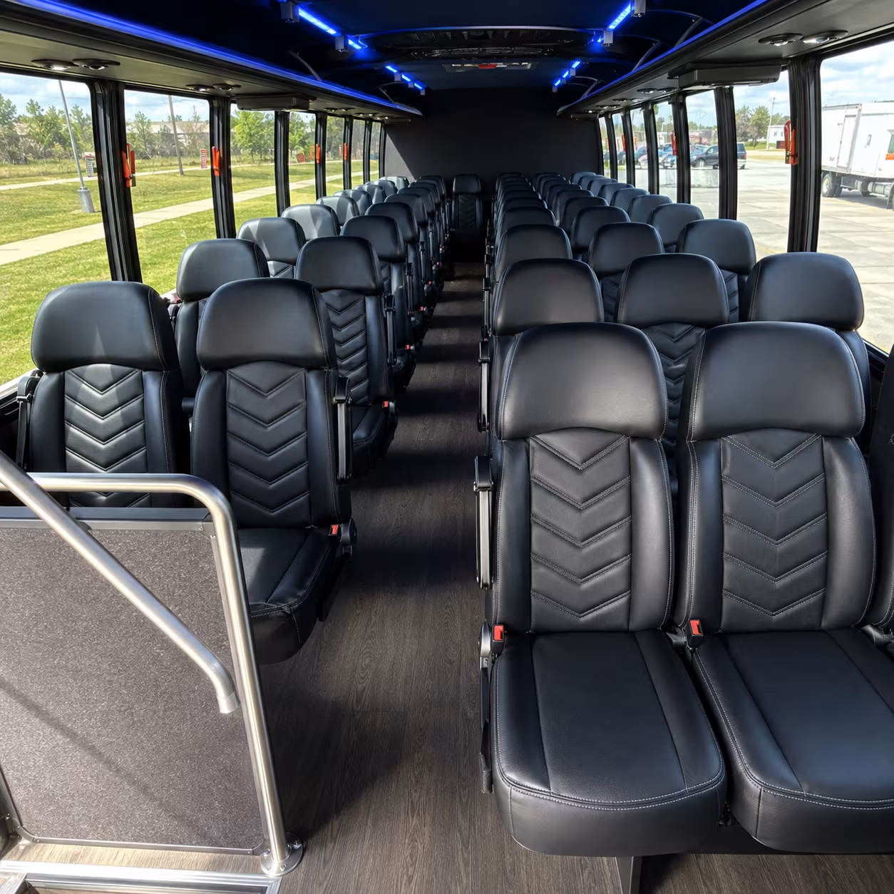 folsom 30 passenger minibus interior