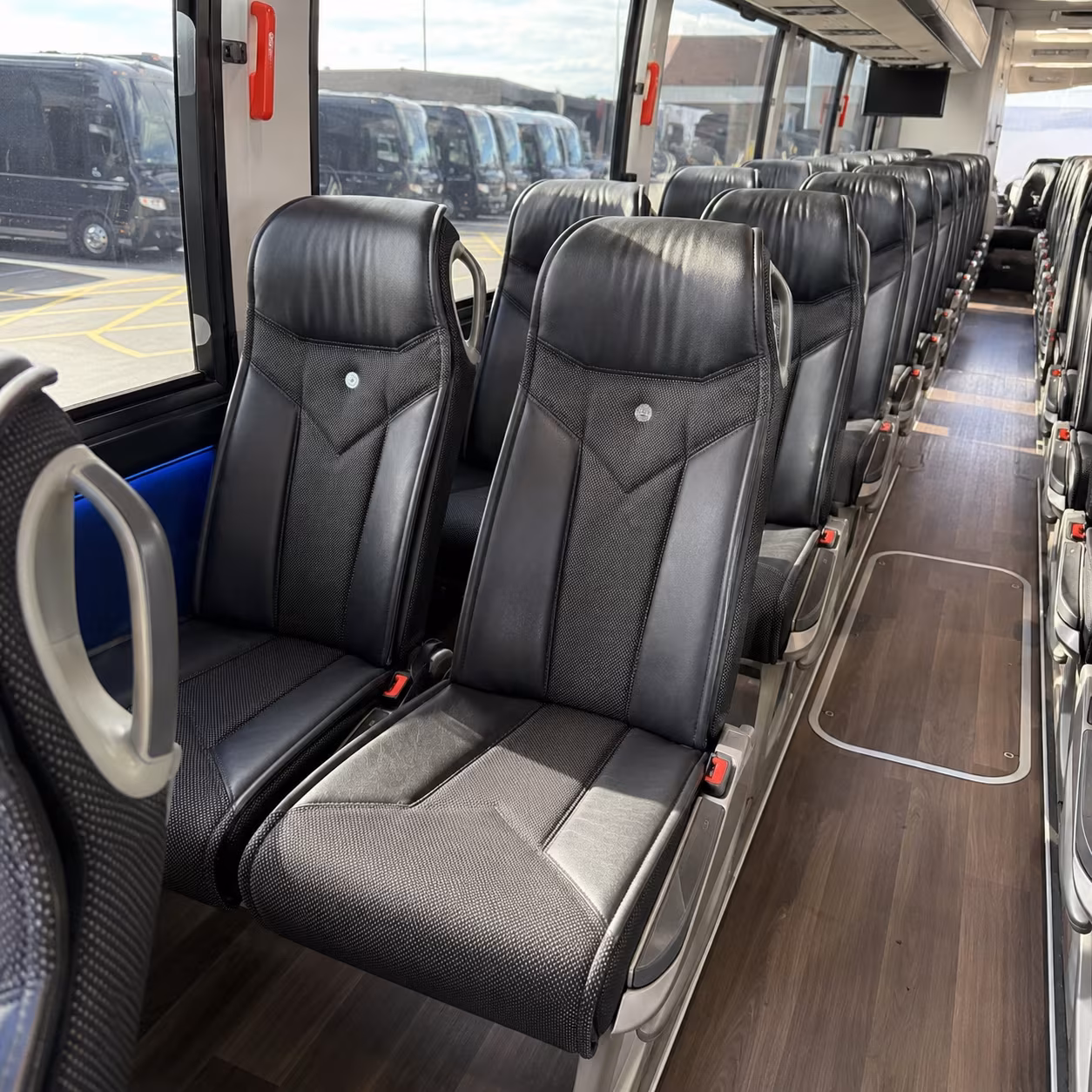 folsom 40 passenger charter bus interior