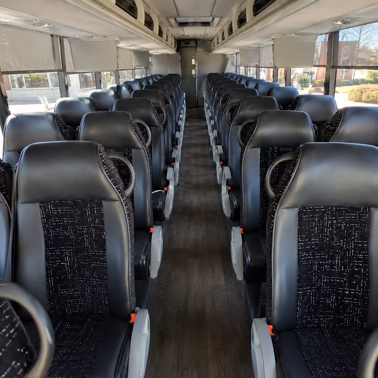 folsom 54 passenger charter bus inside