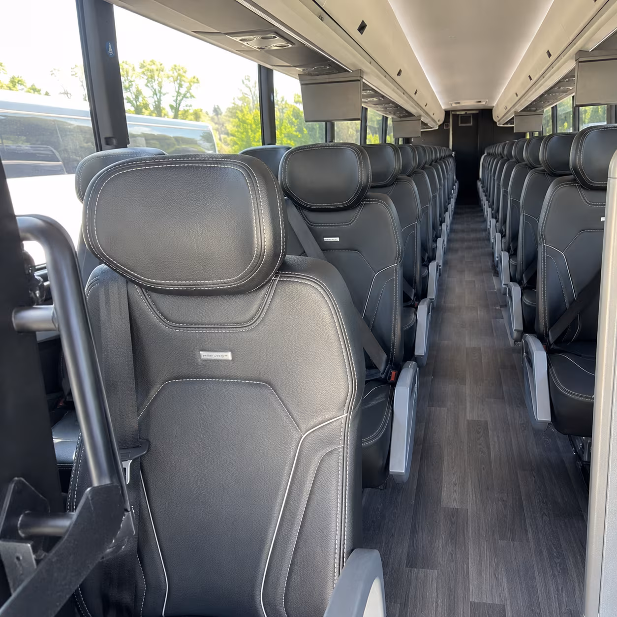 folsom charter bus interior