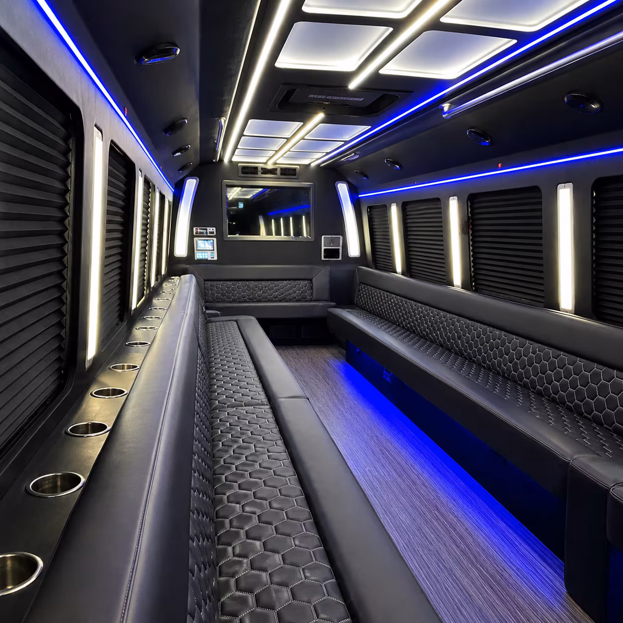 folsom party bus inside