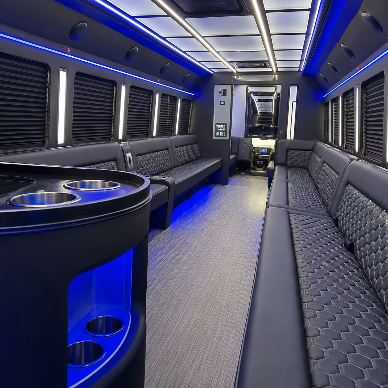 folsom party bus interior