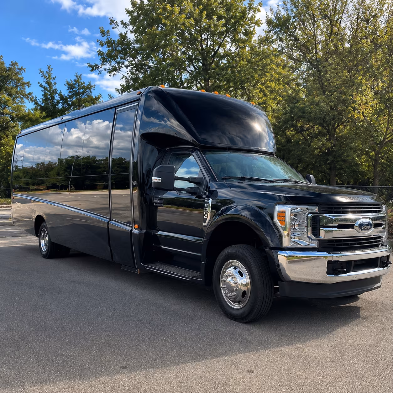 shuttle buses for weekly worship services in folsom